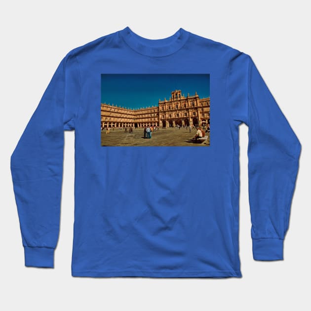 Spain. Salamanca. Plaza Mayor. Long Sleeve T-Shirt by vadim19